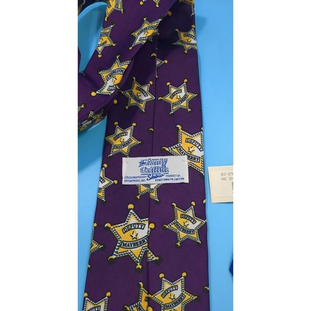 Andy Griffith Mayberry Ties - Set of 3 - TV LAND and Ralph Marlin NEW Novelty